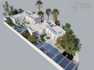 Preciosa villa con piscina en el corazón de Playa Blanca